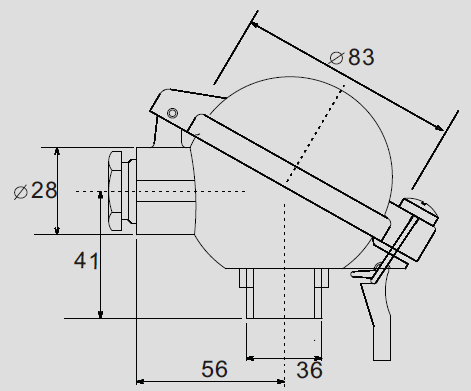 DAN Thermocouple RTD Connection Head Assembled with Temperature Sensor