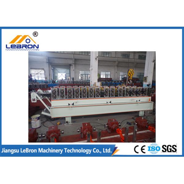 Hydraulic Cut Corrugated Roof Sheet Roll Forming Machine PLC Control PG And PI Material