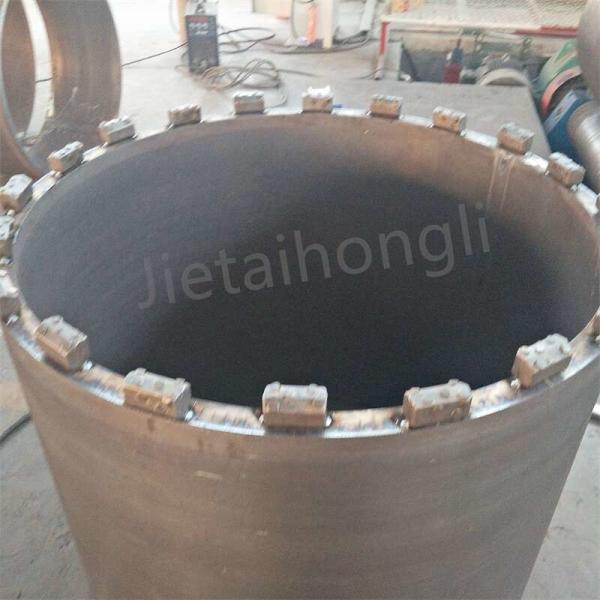 High Grade Alloy Steel Carbide Casing Double Wall Piling Rig Casing spare parts