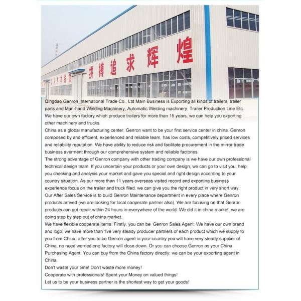 Liquid Fertilizer 50000L 50m3 Stainless Steel Tanker Trailers