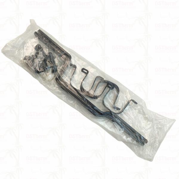 PPR Manifolds With Ball Valve Hot Water Red 5 Ways Manifolds Customized Logo and Color 25mm