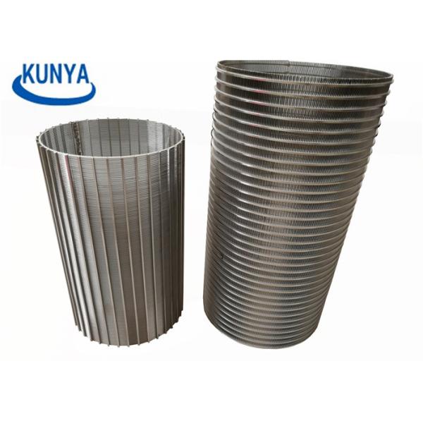 Liquid Wedge Wire Screen Filter Mining Monel Cylinder For Water Treatment