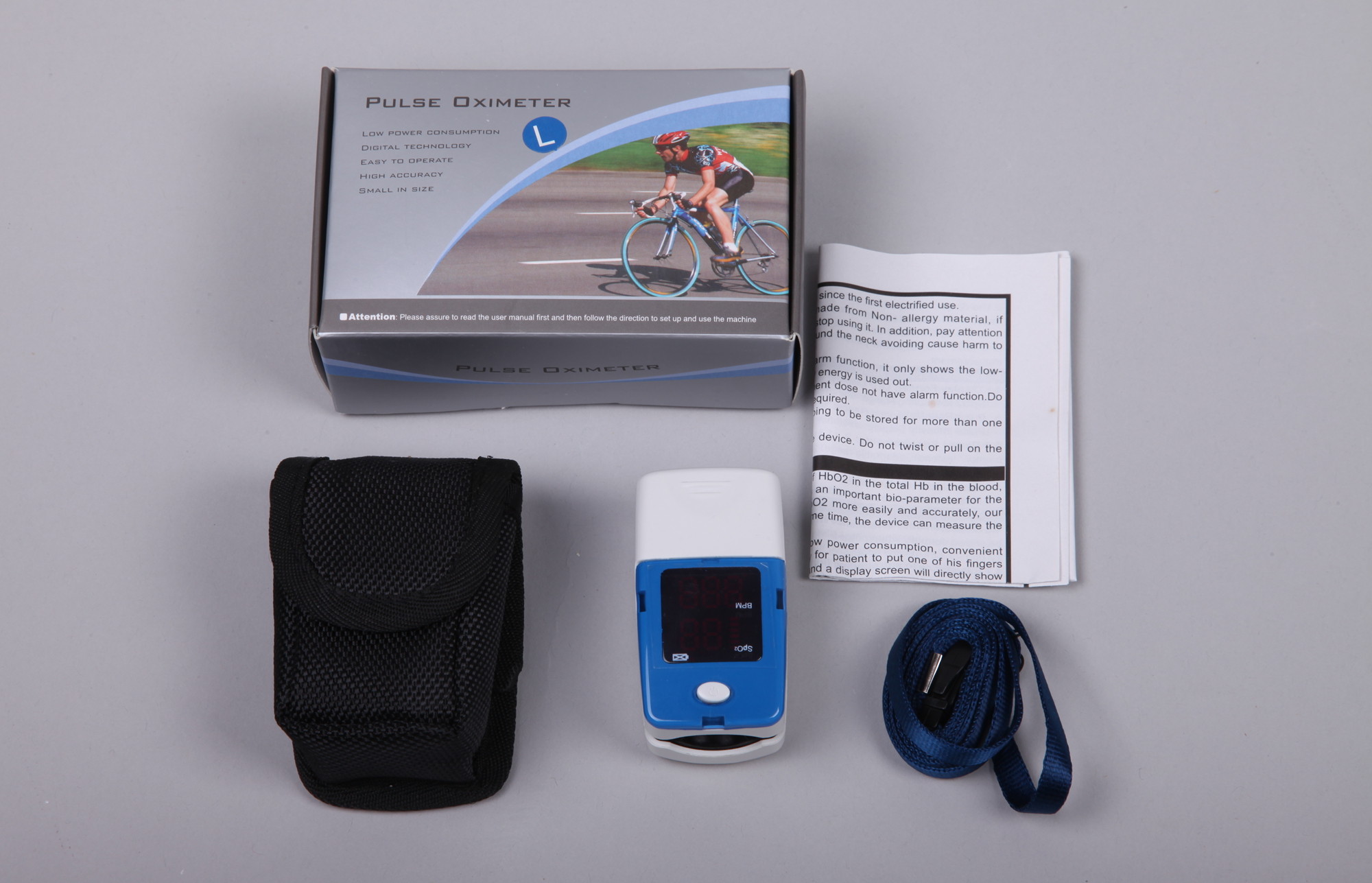 China Handheld Fingertip Oxygen Pulse Oximeter For Family , Hospital wholesale