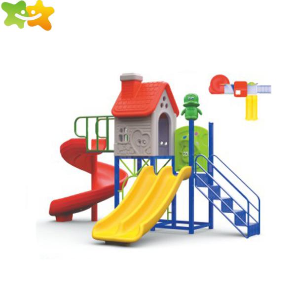 Anti Crack Backyard Plastic Playground Slide For Child 3 Years Old