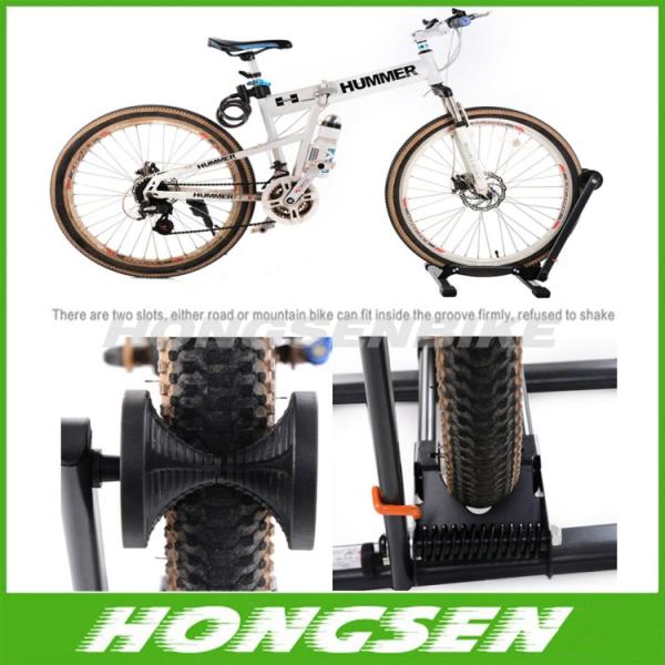 Folding design easy to receive mountain bicycle storage rack