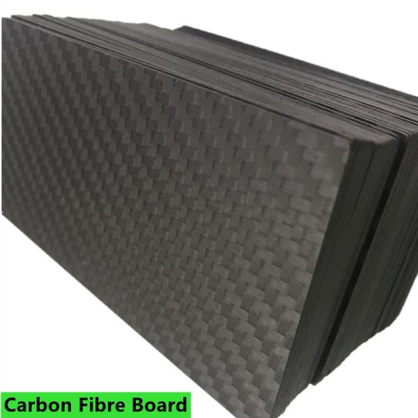 3K Carbon Fiber Rods And Tubes , Matte Type Carbon Fiber Board Sheet