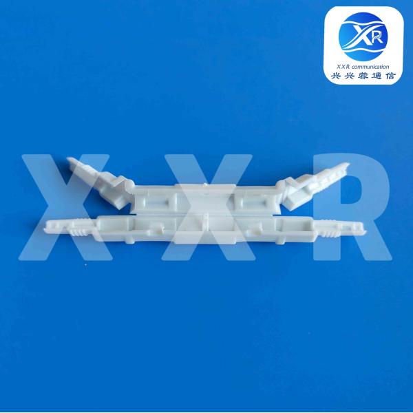 White FTTH Round Fiber Optic Cable Protector Box For Drop Cable Optic Fiber Fused