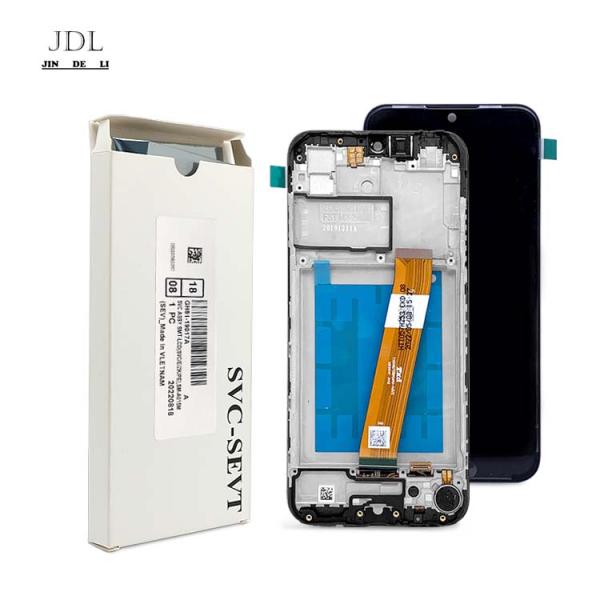A01 LCD Screen Display lcd With Frame For A01 Wholesale Service Pack LCDS A105 Original Phone Pantalla