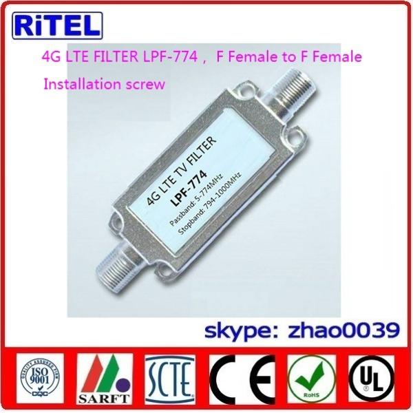 4G LTE TV FILTER LOW PASS FILTER LPF-790 For 4G Interference, TV signal purifier, IEC connector