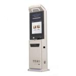 Touchscreen Government Kiosk Totem Lcd Display With Keyboard Printer
