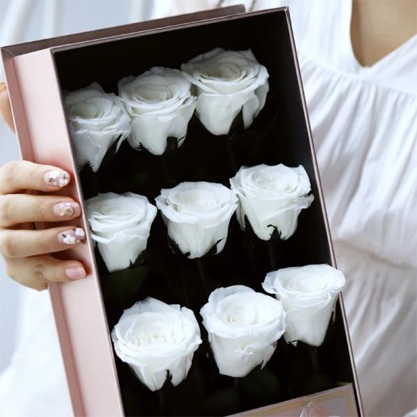 christmas ornaments long stem real touch natural flowers preserved roses