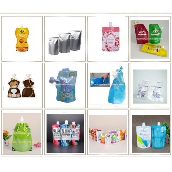 3 Sides Sealing Grip Seal Bags Leak Proof Heat Sealing For Churros Candy Food