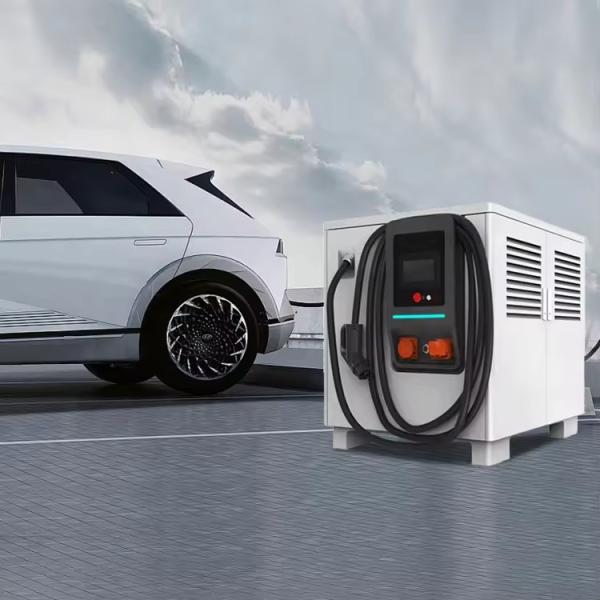 CCS2 CCS1 GB/T 65Kwh 60Kw Mobile EV Charger Liquid Cooling For Road Emergency