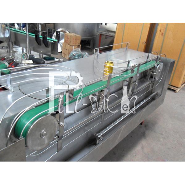 2000BPH Magnet Washer Tin Can Filling And Sealing Machine SUS304