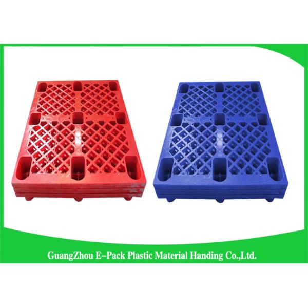 Stackable Warehouse Rackable Plastic Pallets , Light Duty 40 X 48 Plastic Pallets