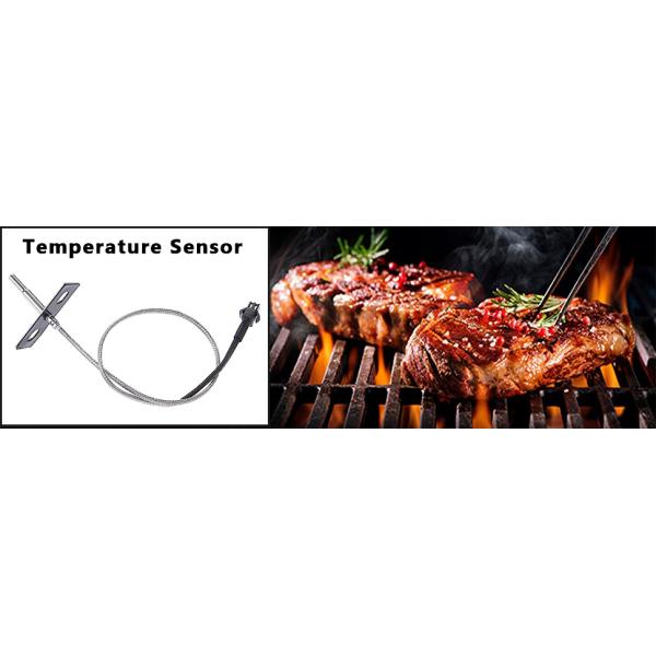 Pit Boss RTD Temperature Probe Sensor Replacement for P7 Series Smokers and Wood Pellet Grills PB-39P350