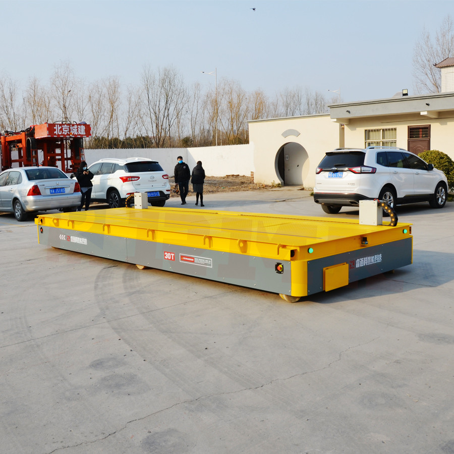 China 30Tons Mold Battery Powered Transfer Carts Remote Control Transfer Trolley wholesale