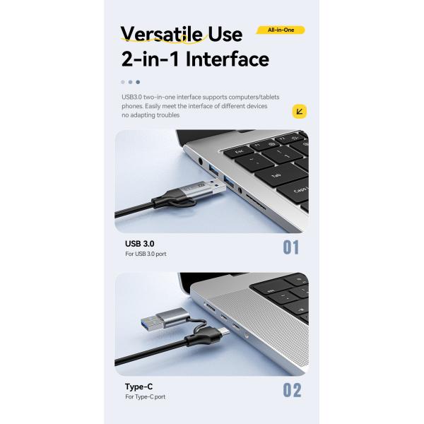 ESSAGER ES-CJK01 USB 3.0 Type C Hdmi 1080p 2K 4K Video Capture Card For PC TV Phone Laptop Camera Live Streaming Gaming