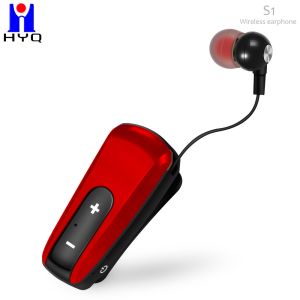 China Collar Clip 10m Retractable Bluetooth Earbuds Dynamic Speaker wholesale