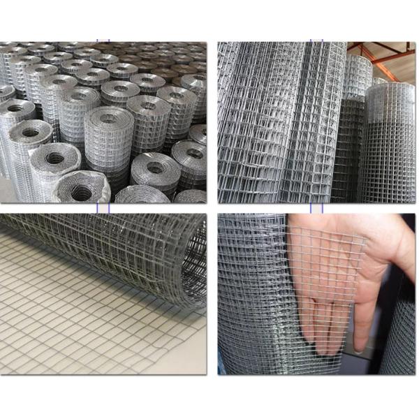Square Hole Welded Wire Mesh Fencing Rolls Easy To Transport Corrosion Resistance