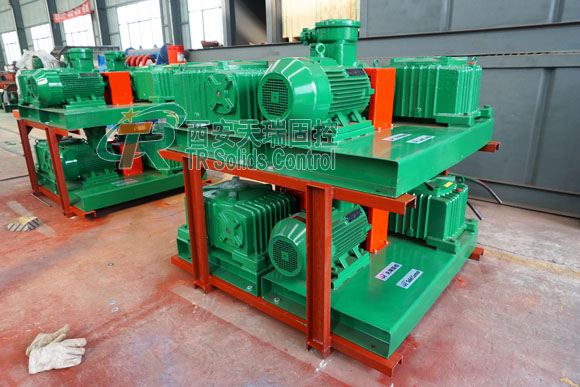 Oil and gas mud agitator Oil and Gas Drilling Mud Agitator / Small Footprint Without Skid Mud Mixer Machine