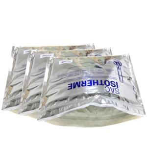 China Customized Logo Portable Lunch Cooler Bag Pizza Delivery Cooler Thermal Bag Plastic Cooler Bag With Die Cut Handle wholesale