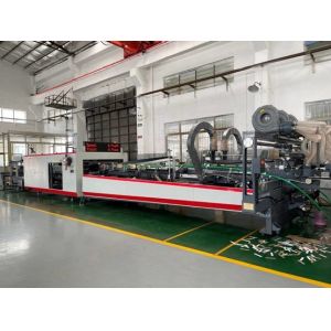 China Automatic Jumbo Flexo Folder Gluer Inline Carton Box Folder Gluer wholesale