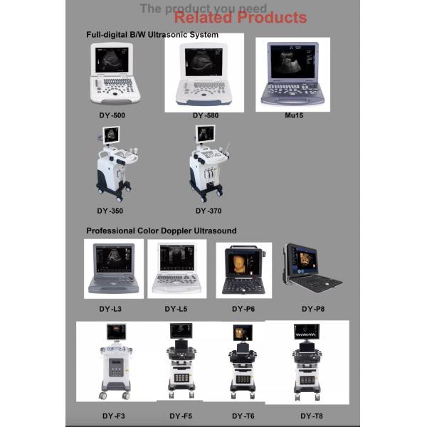 Notebook Black And White Ultrasound Scanner for Cardiology