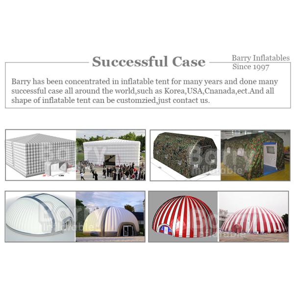 Pvc Tarpaulin Medical Inflatable Hospital Tent Water Resistant For Emergency