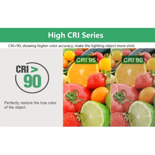 CRI11.jpg High CRI90 2216 LED Strip 420LED per meter 2000Lm per meter