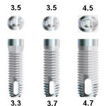 Zimmer Screw-Vent® Titanium Multi-unit Straight Abutment Compatible NP 3.5mm/ RP 4.5mm/ WP 5.7mm