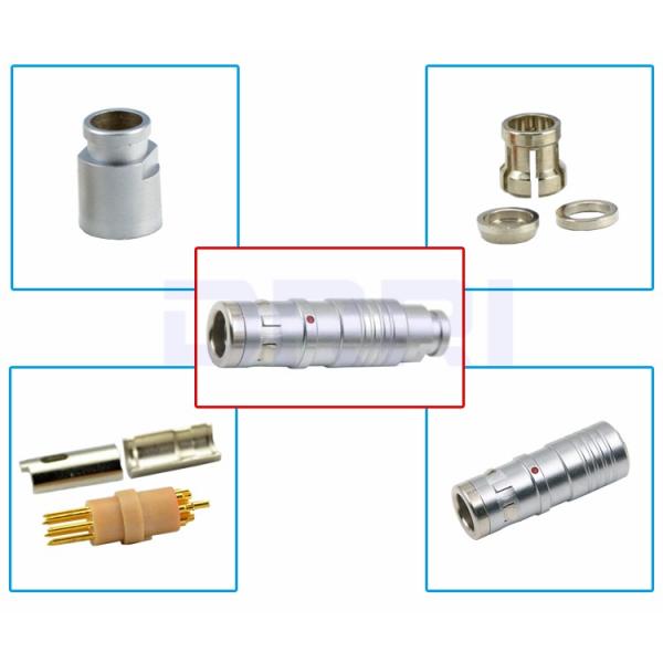 Push Pull Locking Waterproof Metal Wire Connectors FGG EGG 2-26 Pin 0K 1K 2K With Bend Relief