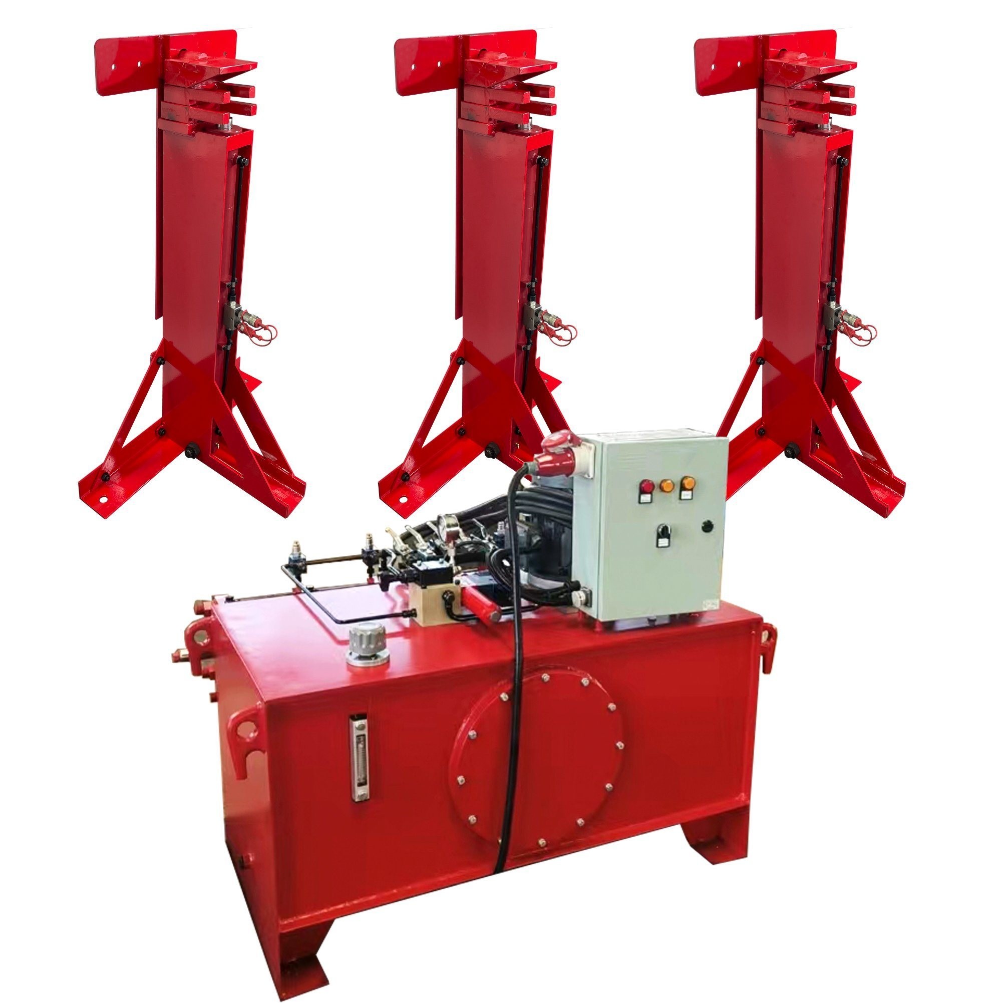 China SGS Certified Wincoo Simple Piston Type Hydraulic Tank Lifting Jacks for Grain Silo wholesale