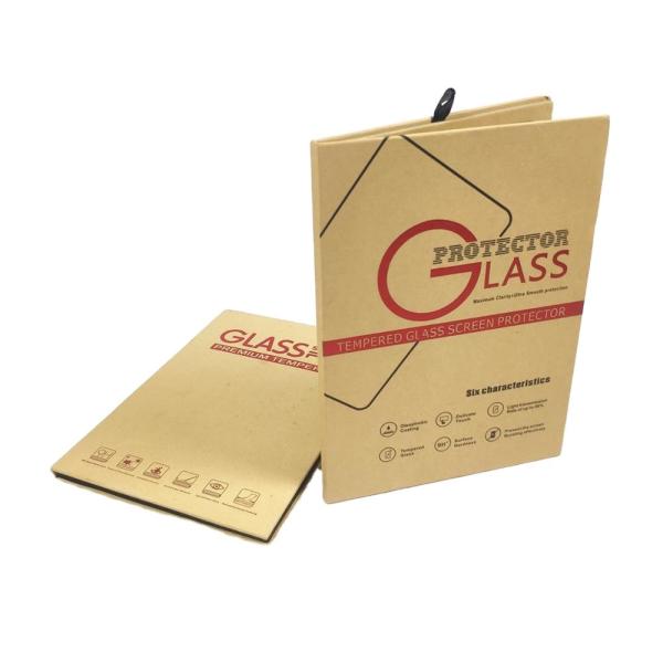 China Kraft Paper Screen Protector Packaging Box Tempered Glass Customized wholesale