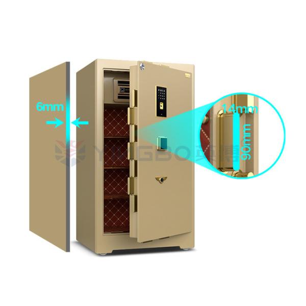 YB/ZY-100 Zinc Alloy Handle Commercial Safe Box Fingerprint Lock With 4 Open Ways