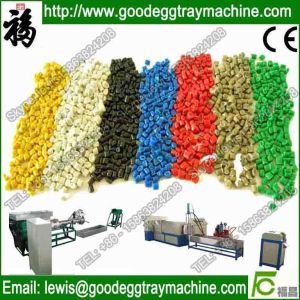 Waste plastic recycling and granulation machine