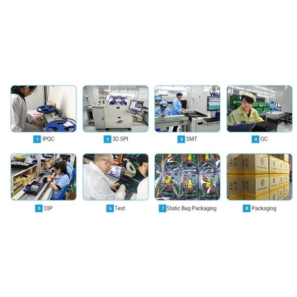 94v0 RoHS FR4 PCB PCBA Fabrication 0.2mm To 4mm