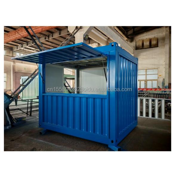 10FT Mini Pop-up Container House for Coffee Shop Bar Fast-Food Restaurant Convenience Store Kiosk or Booth Window material