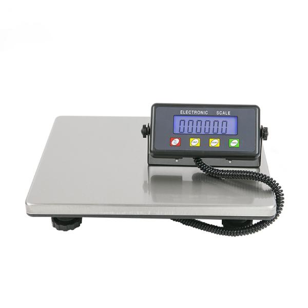Stainless Steel 200kg Electronic Digital Platform Weighing Scale for Postal and Warehouse Shipping 100g Division