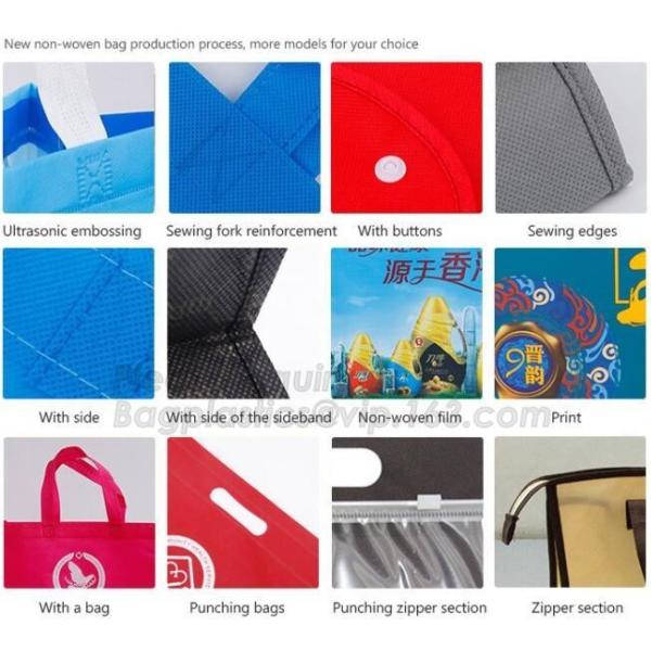 Customized Printed eco qualified Promotional Non Woven Bag, Wholesale Cheap Price Custom Printed Fabric Reusable Shoppin