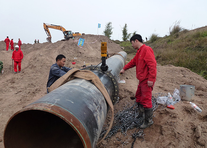 China Hydraulic Driven 1.8kw 8r/Min Pipe Cutting Beveling Machine wholesale