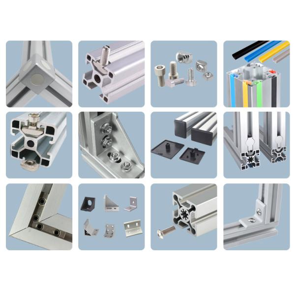 Industrial T Slot Extrusion Aluminum Profiles Section 3030