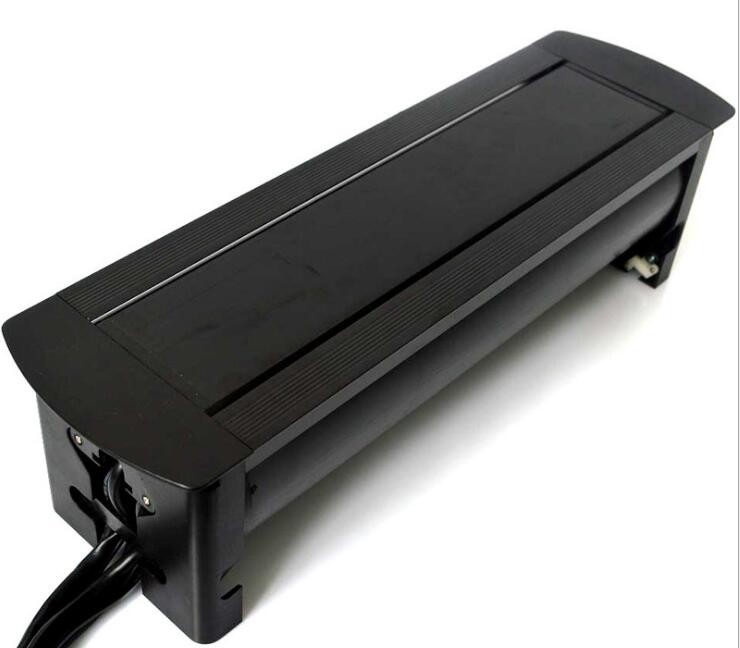 China Manual Flip Up Electrical Outlet / Hidden Multimedia Desktop Socket wholesale