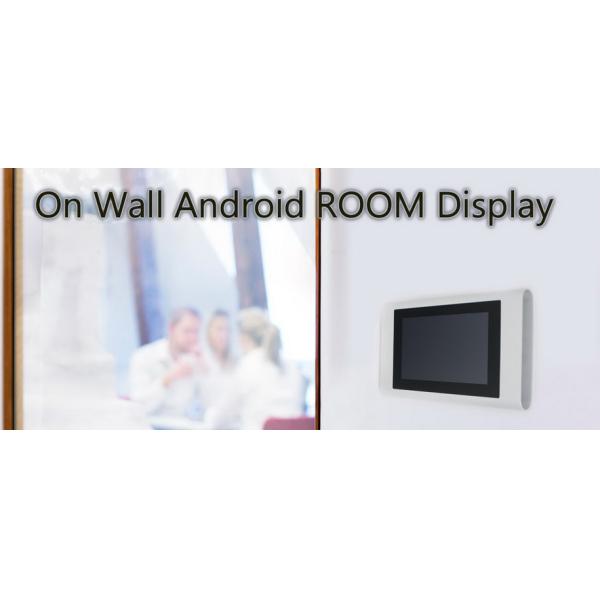 Wall Surface Mount 7 Inch No Buttons Android Touch Panel POE