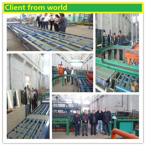 PLC Semi Automatic Magnesium Cement Board Production Machine Low Noise