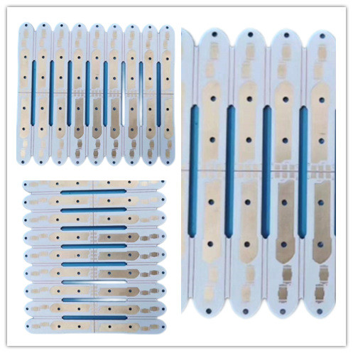 2.4mm FR4 Double Sided Copper Clad Board White Solder Mask 1OZ