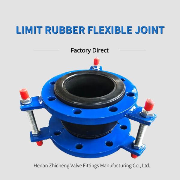 EPDM Flexible Restrictive Tie Rubber Expansion Joint with PN10 Flange Sulphide Resistant