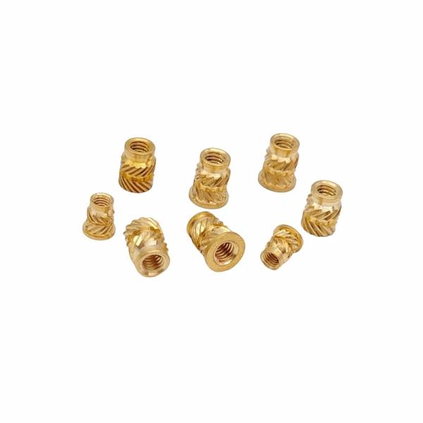 Factory Wholesale Double Twill Copper Nut Brass Nut Cap Through-Hole Knurled Nut