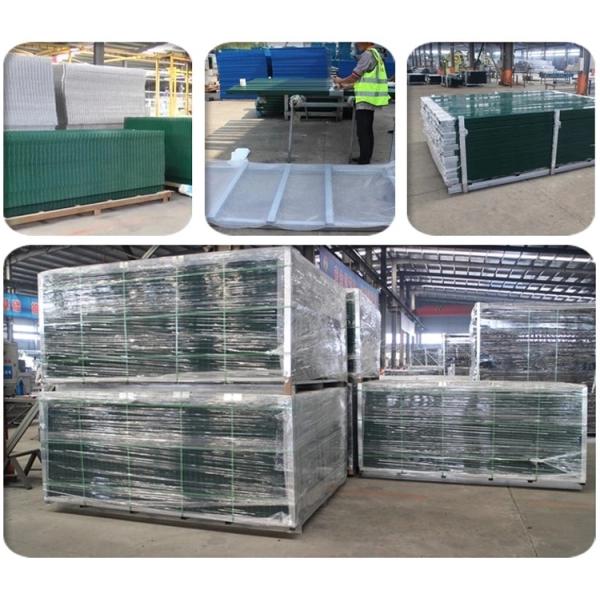 Hot Dip Galvanized 3d Wire Mesh Fence PVC Coated Type Convenient Installation