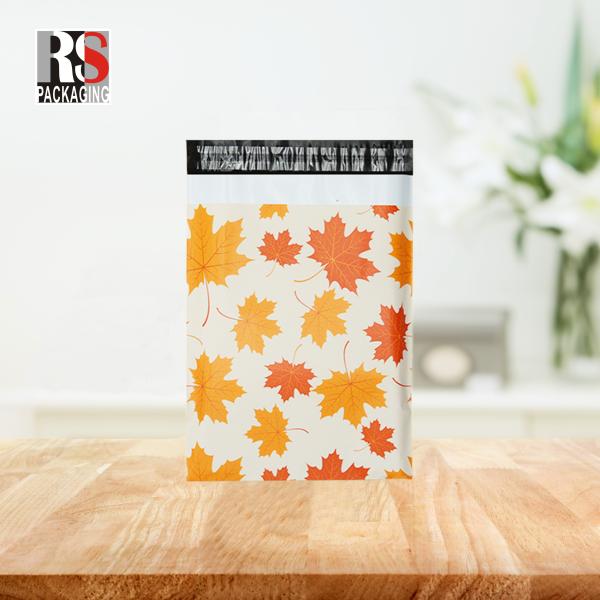 Gravure Printing Fan Folded Auto Bags Pre Opened Poly Mailer Bag For Shipping